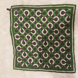 Coach Handkerchief green/ grey C